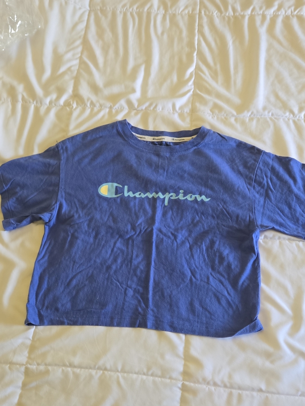 Champion Royal Blue Logo Tee